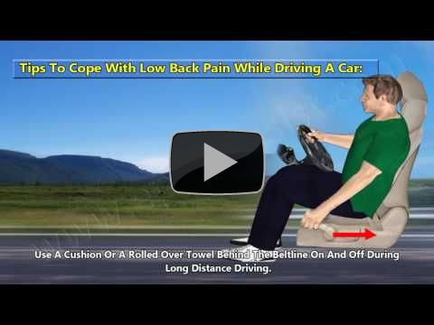Back Pain While Driving, Sitting & Standing - Coping Tips